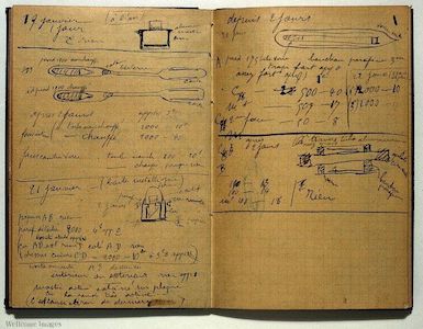 Curie's notebook