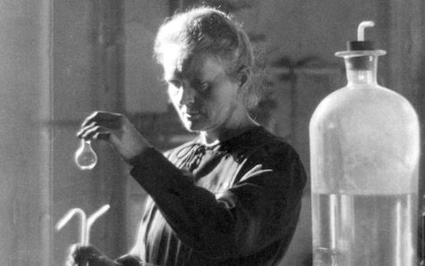 Curie's radioactive test tubes